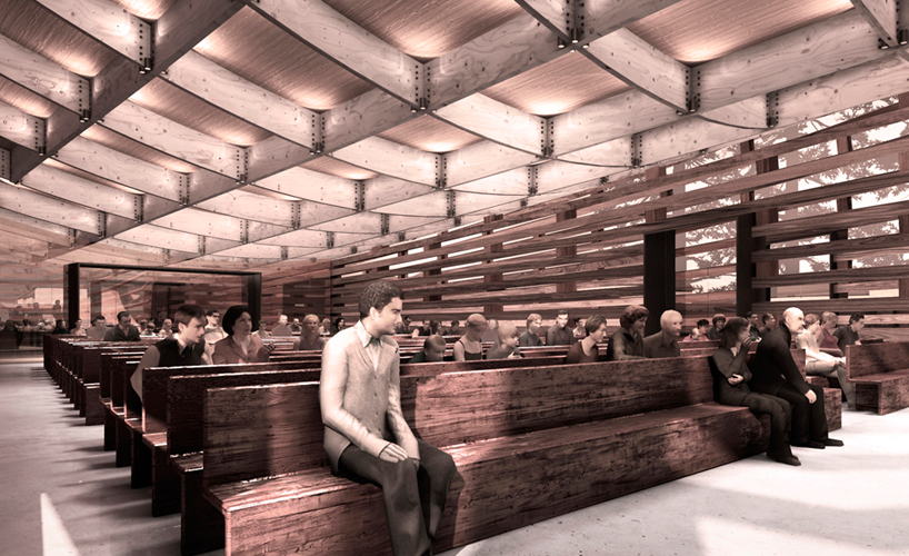 ooiio architecture: new valer church