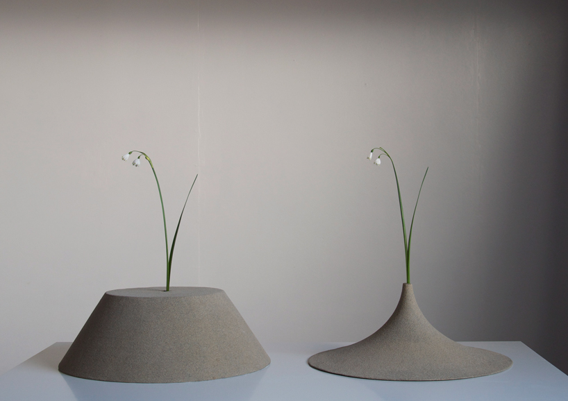 sand vases by yukihiro kaneuchi