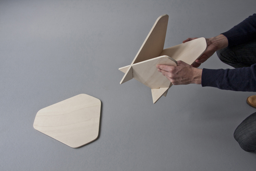 wedge side tables by andreas kowalewski