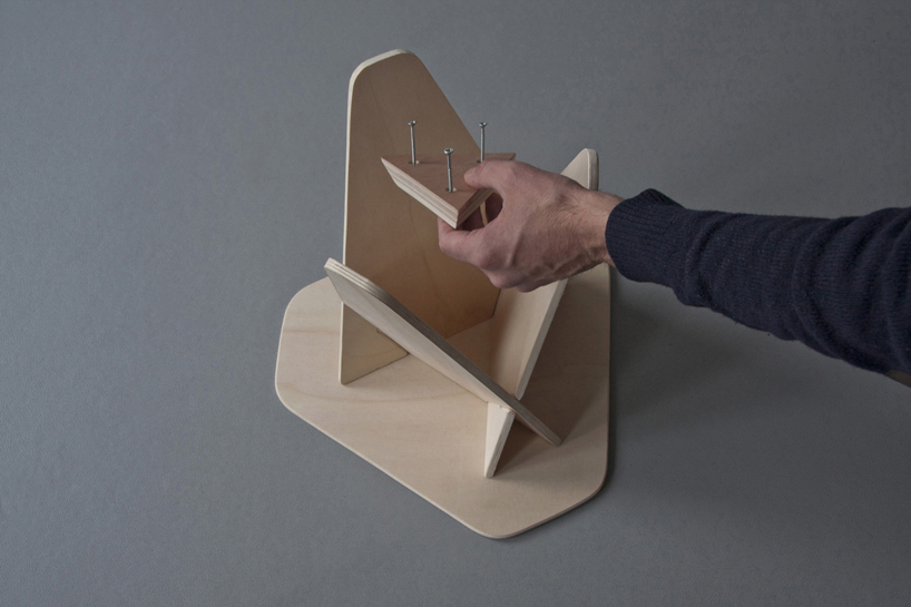 wedge side tables by andreas kowalewski