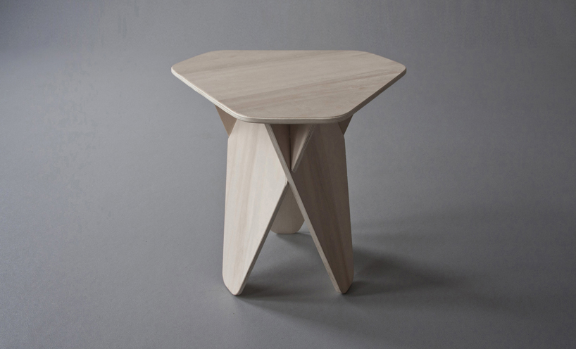 wedge side tables by andreas kowalewski