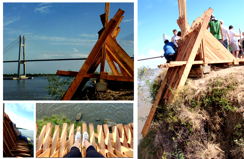 an observatory on the banks of the parana