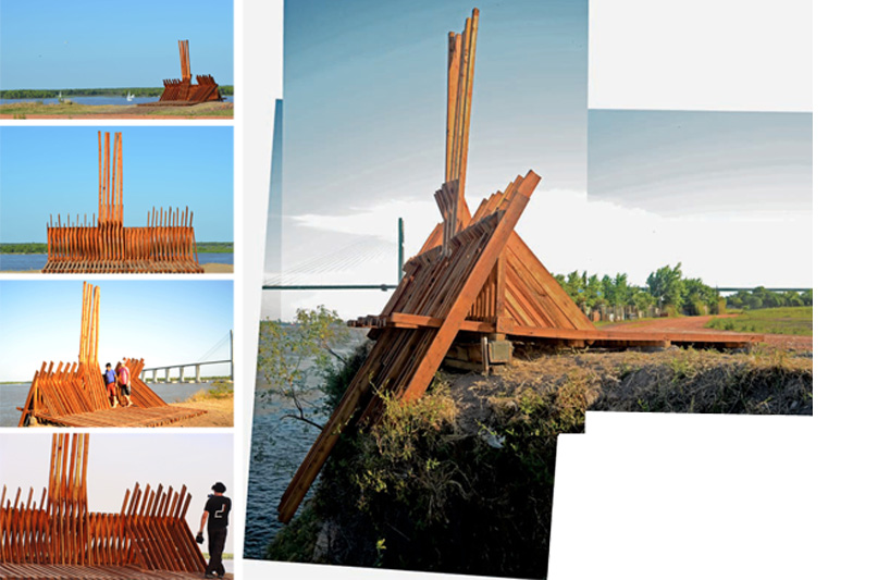 an observatory on the banks of the parana