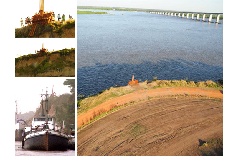 an observatory on the banks of the parana