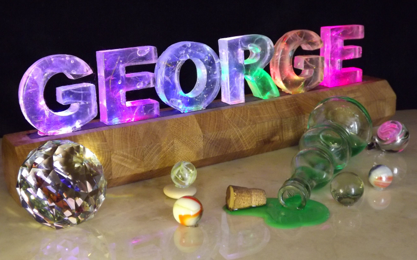 names in lights by bonner + blackburn