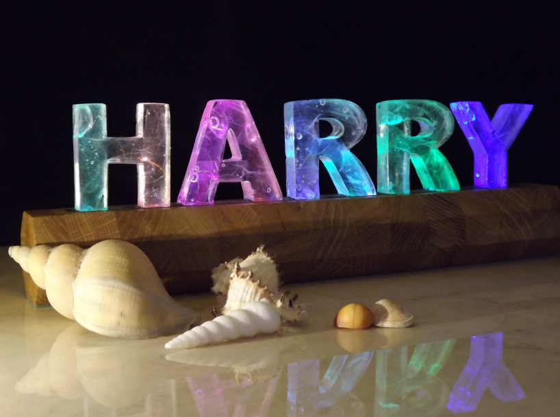 names in lights by bonner + blackburn