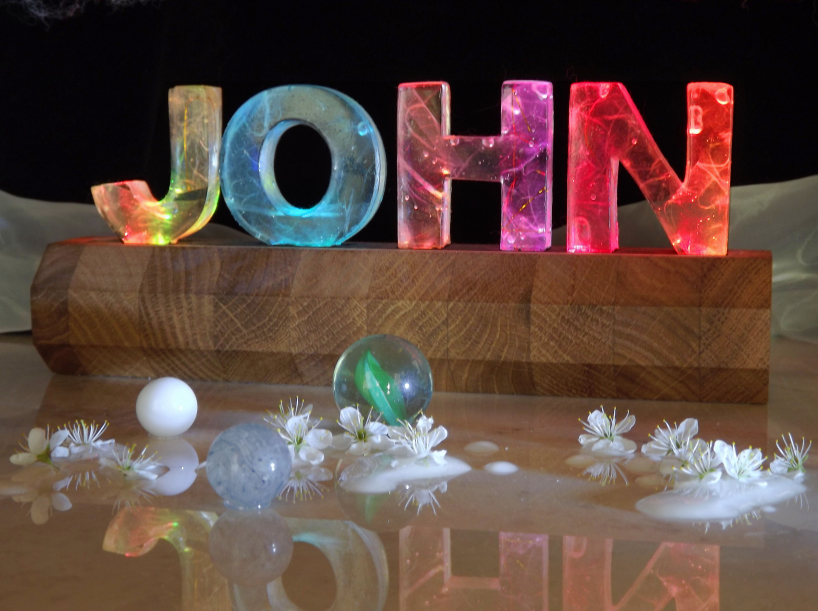 names in lights by bonner + blackburn