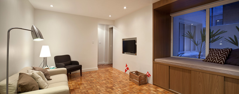 0e1 arquitetos: apartamento da atriz