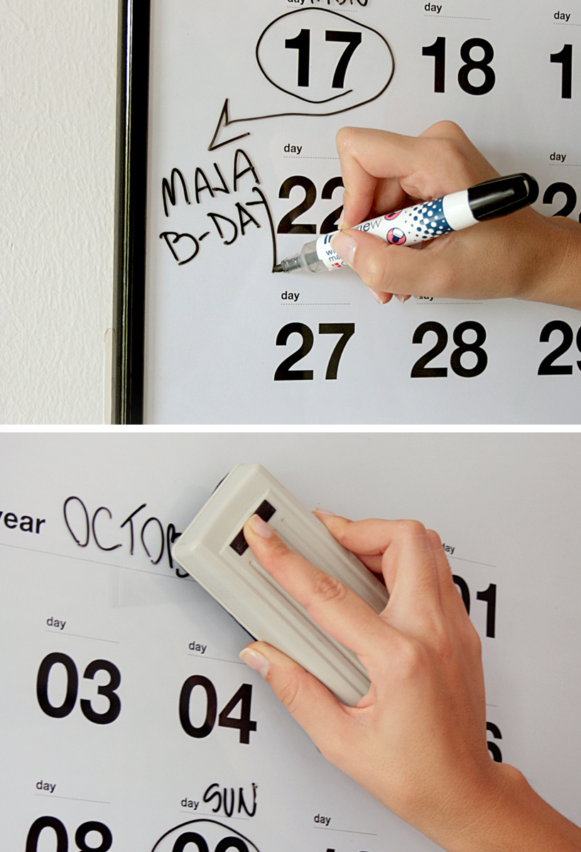 linda golik: write on/write off calendar