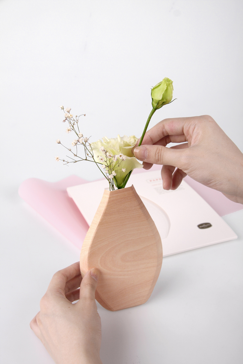 cauca design: paper vase