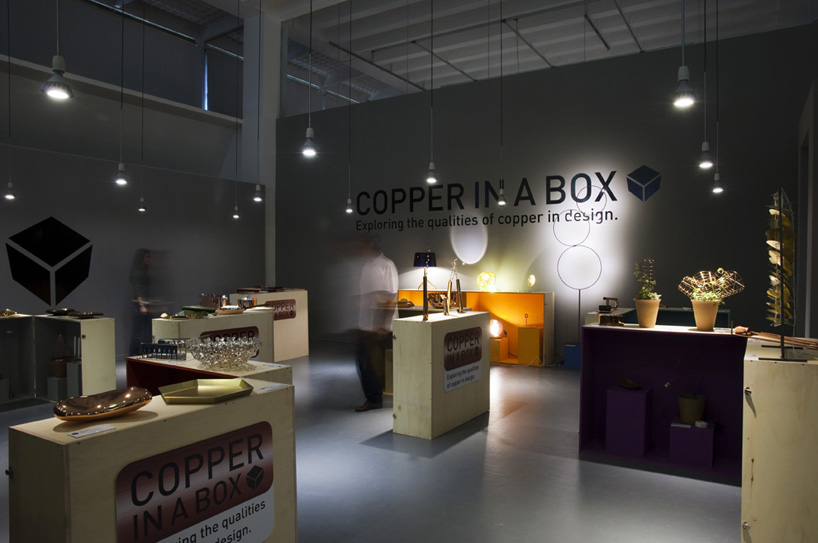 riccardo giovanetti: copper in a box installation at triennale museum