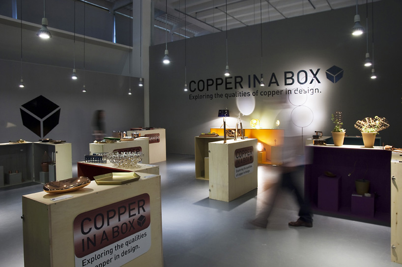 riccardo giovanetti: copper in a box installation at triennale museum