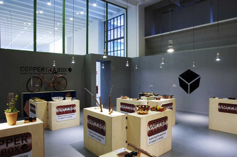 riccardo giovanetti: copper in a box installation at triennale museum