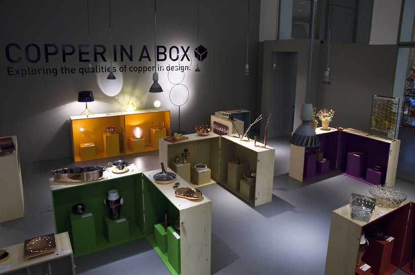 riccardo giovanetti: copper in a box installation at triennale museum
