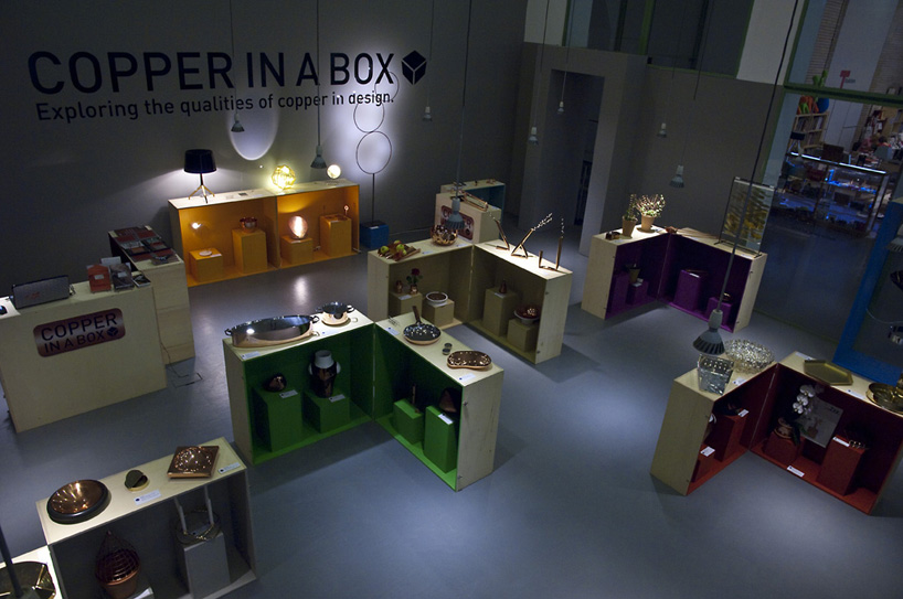 riccardo giovanetti: copper in a box installation at triennale museum