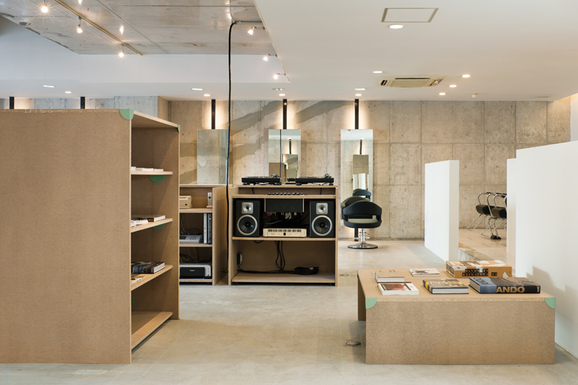 sides core: vinyl mix hair salon renovation