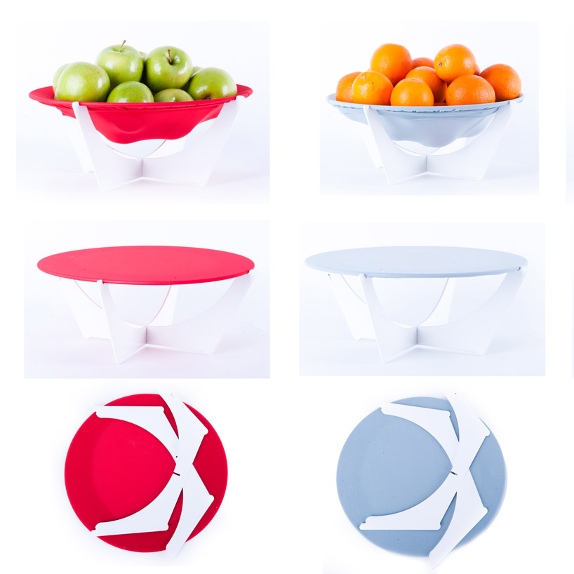 hook n' loop design: stretchy bowl