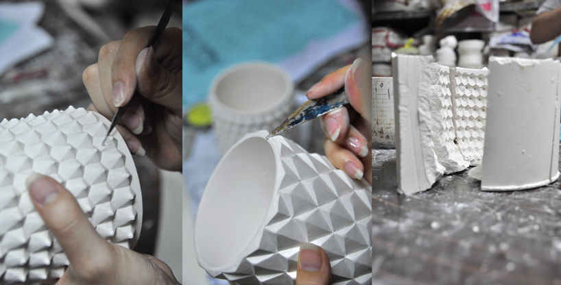 vii chen: fruit and vegetable peel porcelain cups