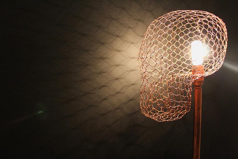 skull light by studio baag