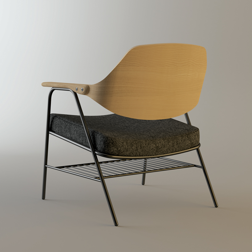 oliver hrubiak: finn lounge chair