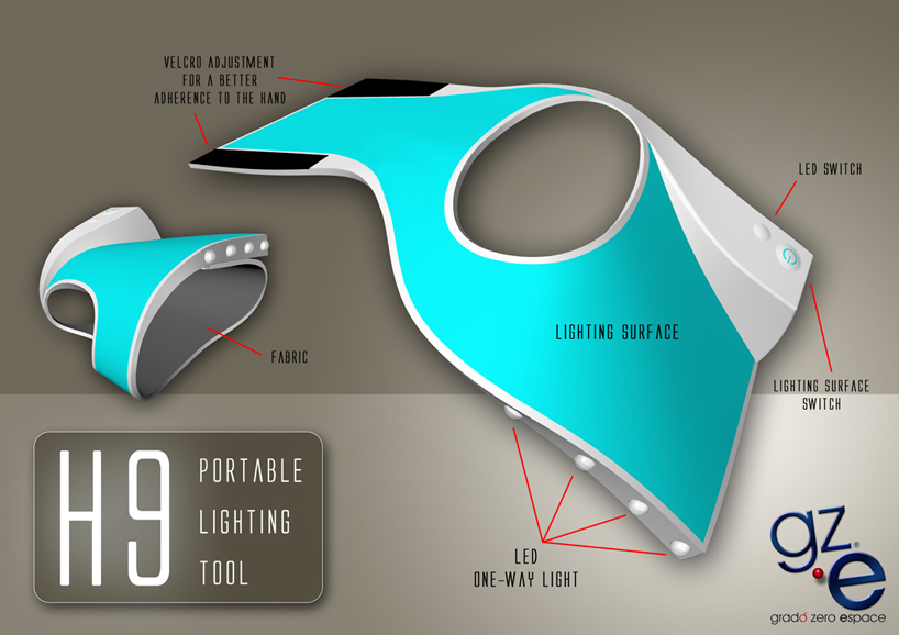 luisa baldassari + giada dammacco: H9 portable lighting tool