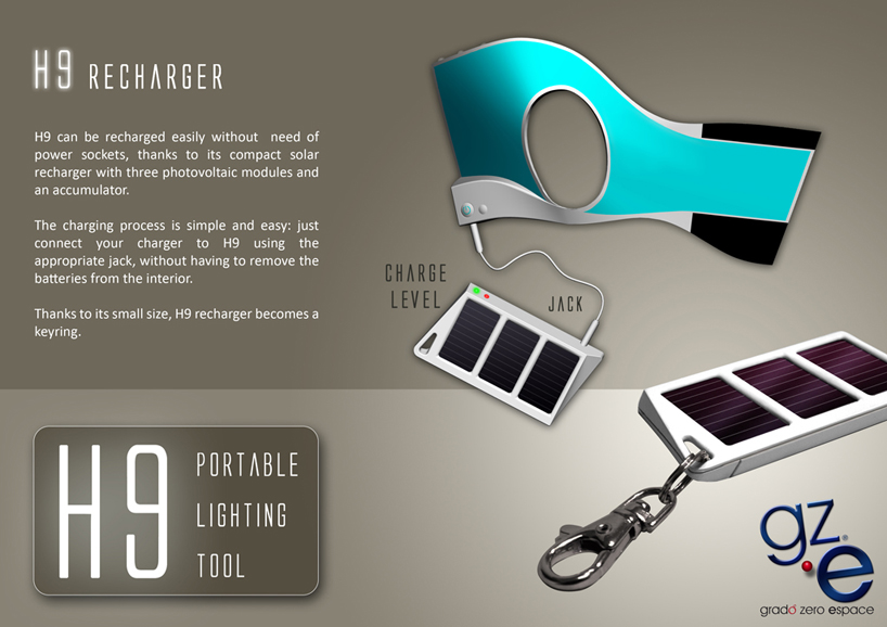 luisa baldassari + giada dammacco: H9 portable lighting tool