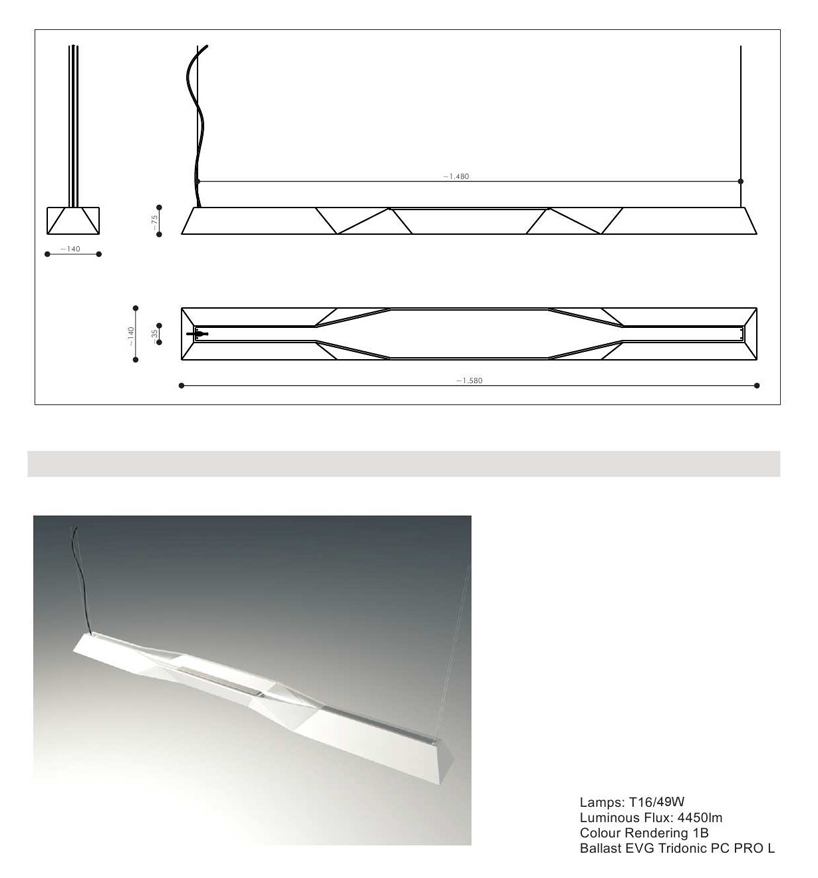 ibla luminary office pendant by park associati