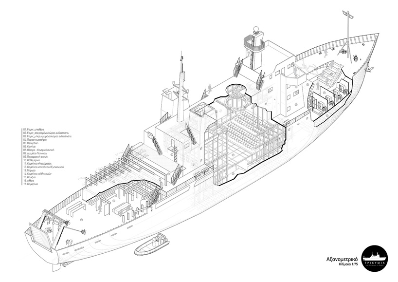 stenou/triantafyllidis tempest: a theatre for the aegean archipelago