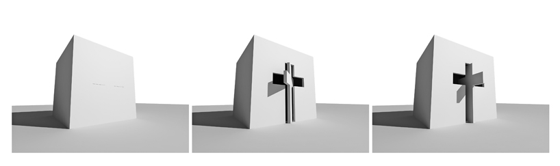 christian cross church by vaniko katamashvili