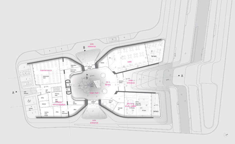 daegu gosan public library by dia studio