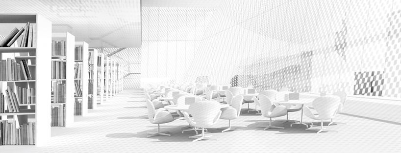 ground mirror public library by david tajchman