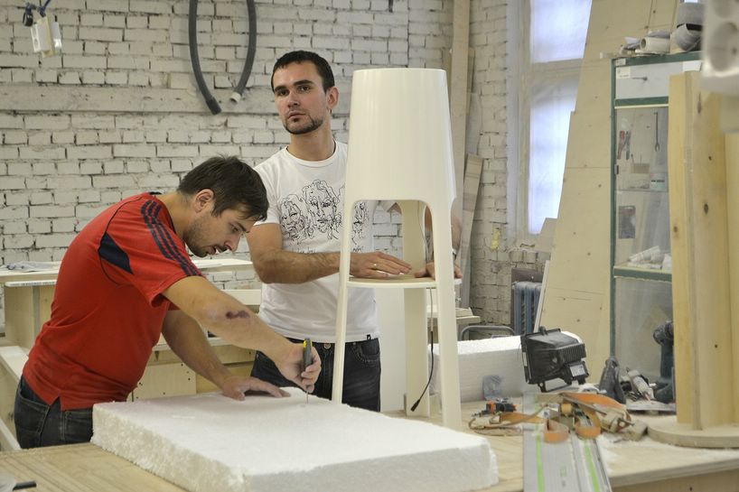 mikhail belyaev + karat: medusa bedside lamp