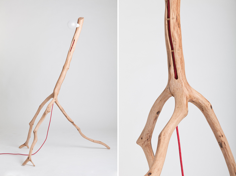 bicho: reclaimed branch lighting by martinho pita