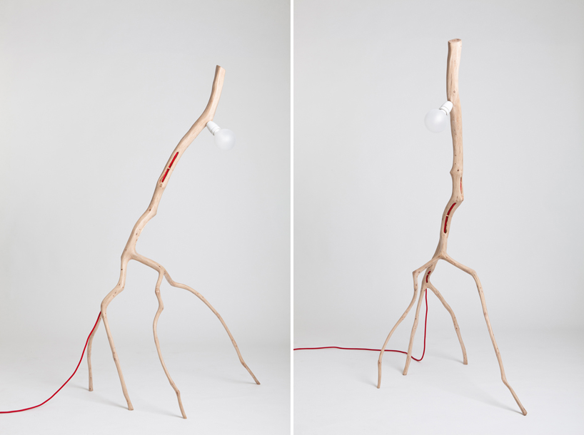 bicho: reclaimed branch lighting by martinho pita