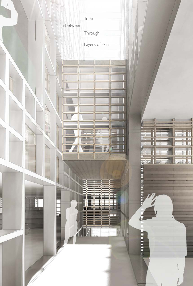 nomad office architects + greendwell: in between library