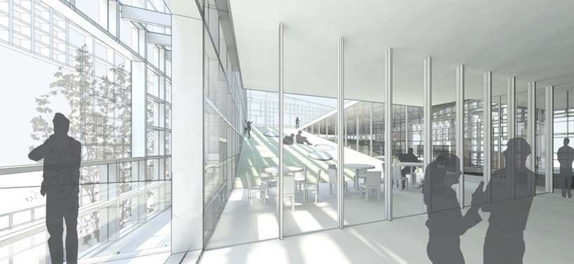 nomad office architects + greendwell: in between library