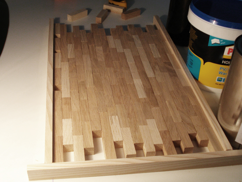 interlaced stool and coffee table by philipp aduatz