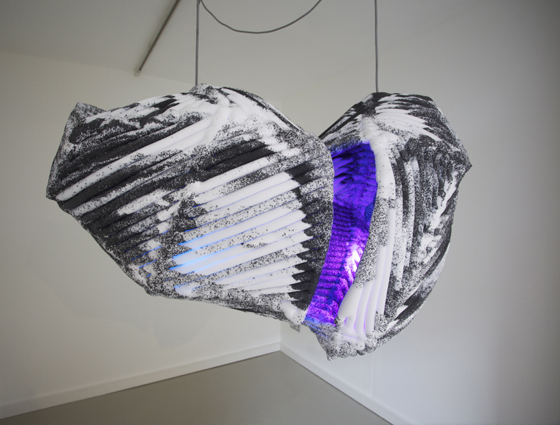 silo studio: form follows function   experiments in textile moulding