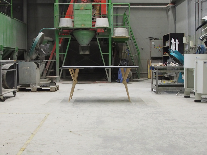 dominik weber + kevin rubin: concrete board table