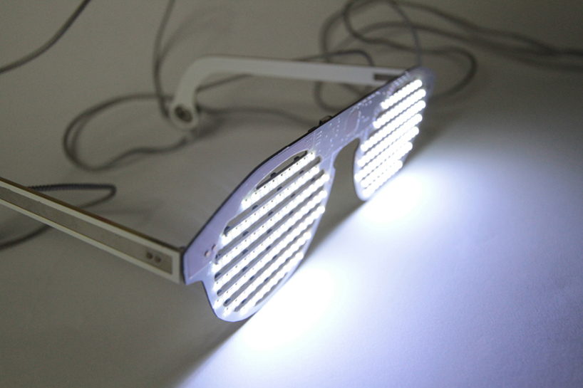 DIY LED glasses   the bright eyes kit by technology will save us