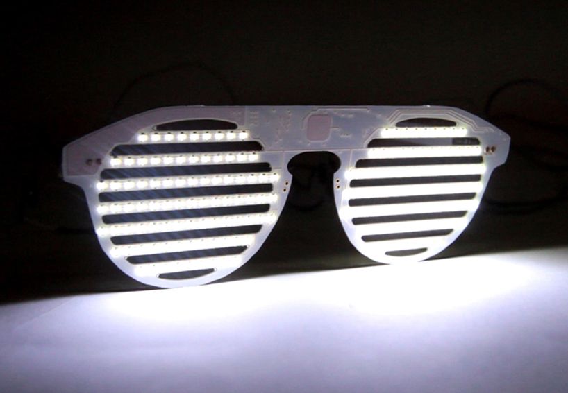 DIY LED glasses   the bright eyes kit by technology will save us