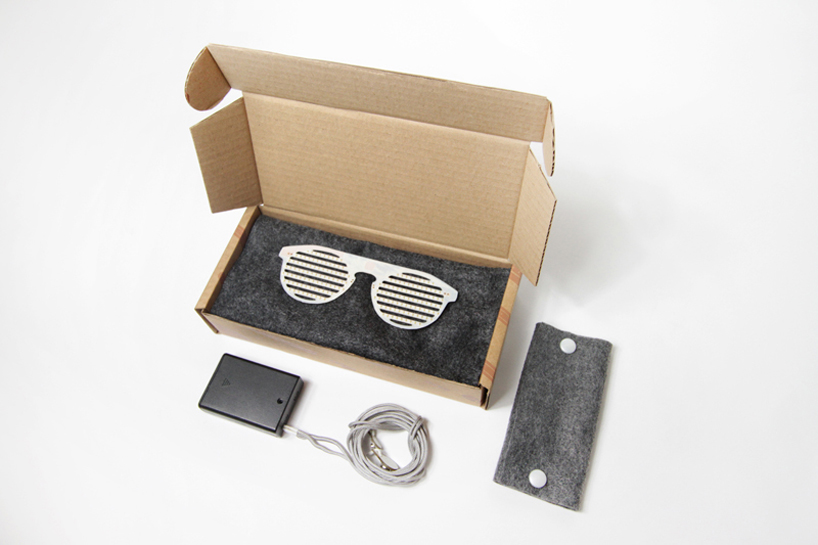 DIY LED glasses   the bright eyes kit by technology will save us