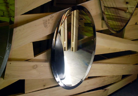 front: 'shade' mirror for established & sons