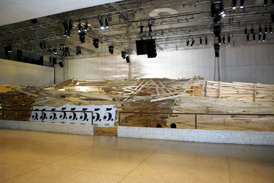 front: 'shade' mirror for established & sons