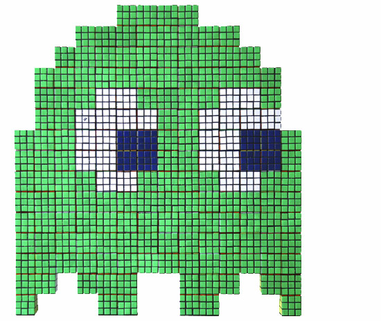 Invader, Green Rubik Phantom (2007), Available for Sale
