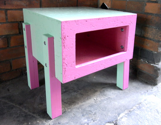 formfjord: 'piggy' stool at DMY berlin design festival 09