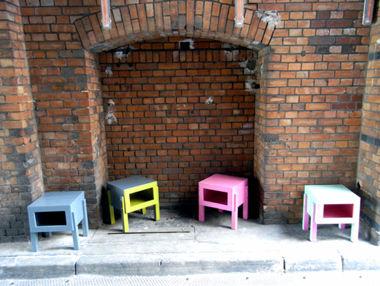 formfjord: 'piggy' stool at DMY berlin design festival 09