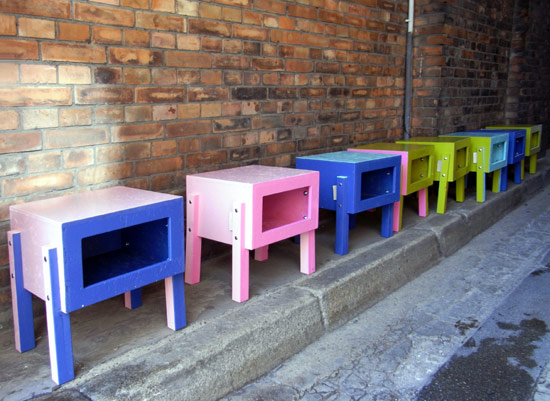 formfjord: 'piggy' stool at DMY berlin design festival 09