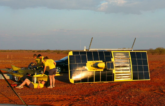 'infinium' solar vehicle