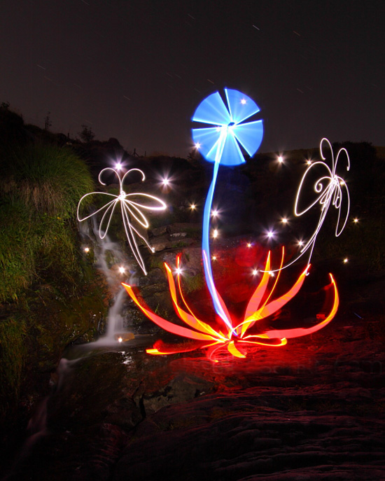 michael bosanko: light sculpture photography